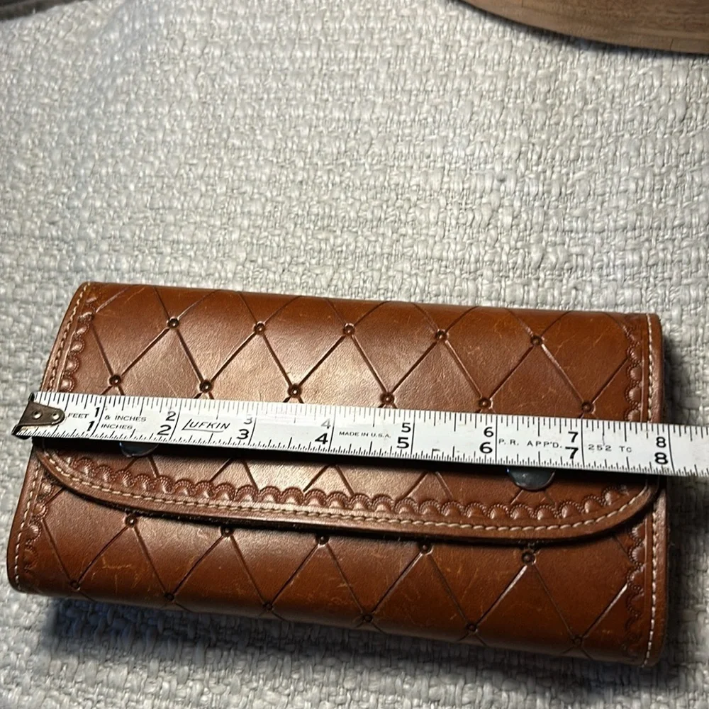 COUNTRY BUG WALLET BROWN LEATHER